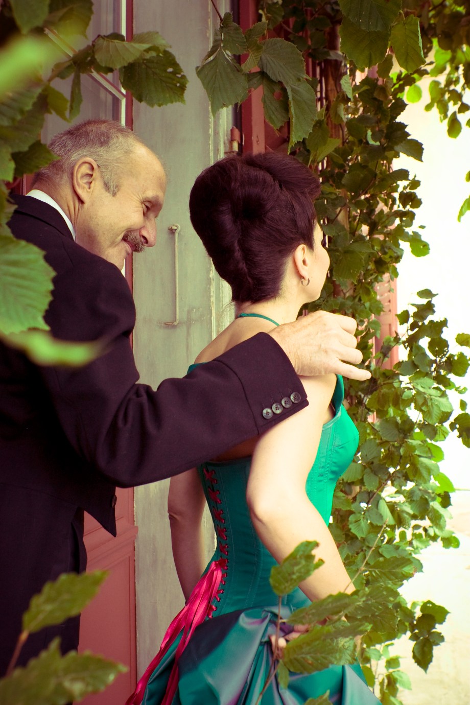 Rolf Schneider und Beata Sievi im Giessbach Hotel, Bild: Stanislav Kutac