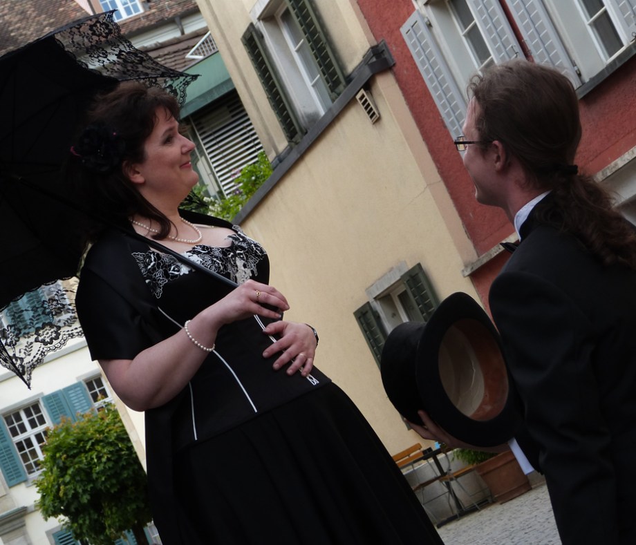 Korsett "Queen Mary" Atelier "entre nous" in Winterthur Bild Beata Sievi