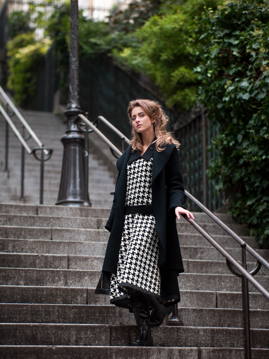 Pepita Kleid Vintage Couture Style Atelier « entre nous », Bild: Ewald Vorberg