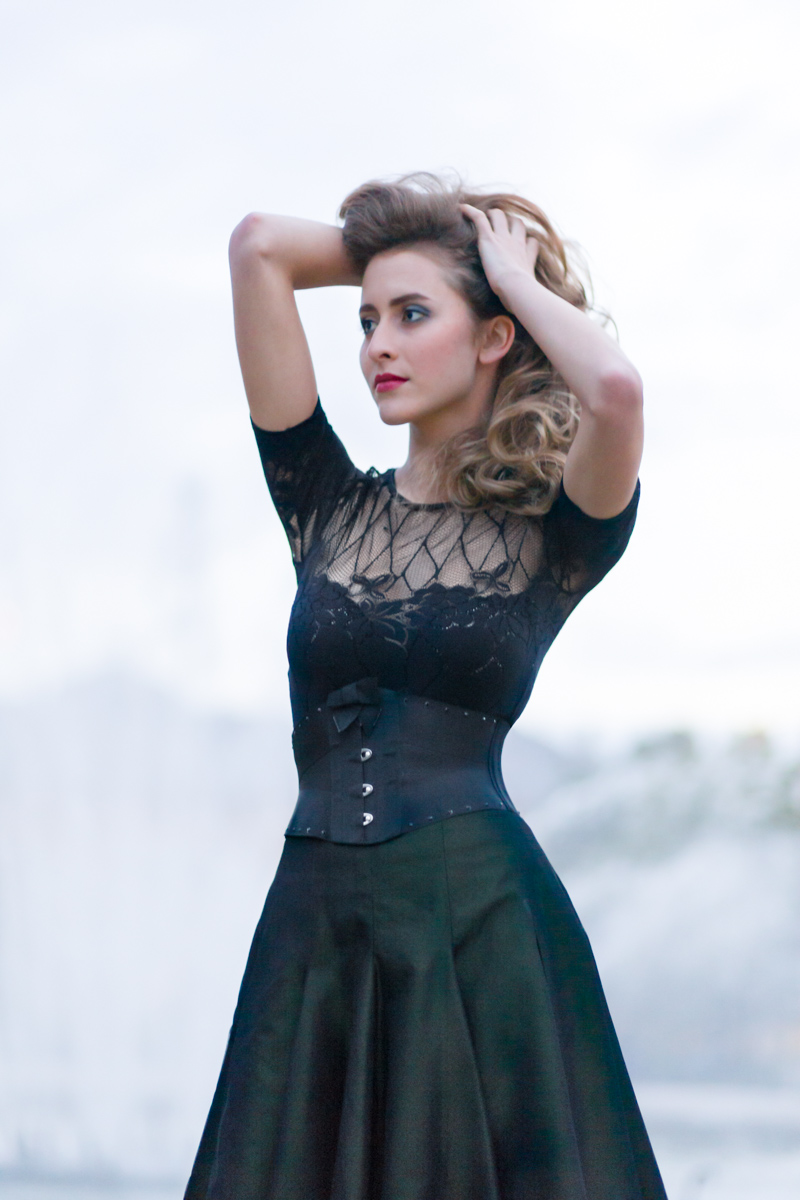 Elérinna Nérélia im Ribbon-Korsett von Beata Sievi, Bild: Ewald Vorberg