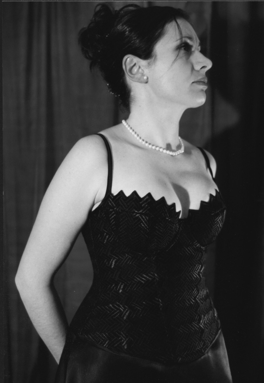 Antonietta schwarzes spitzenbustier sw