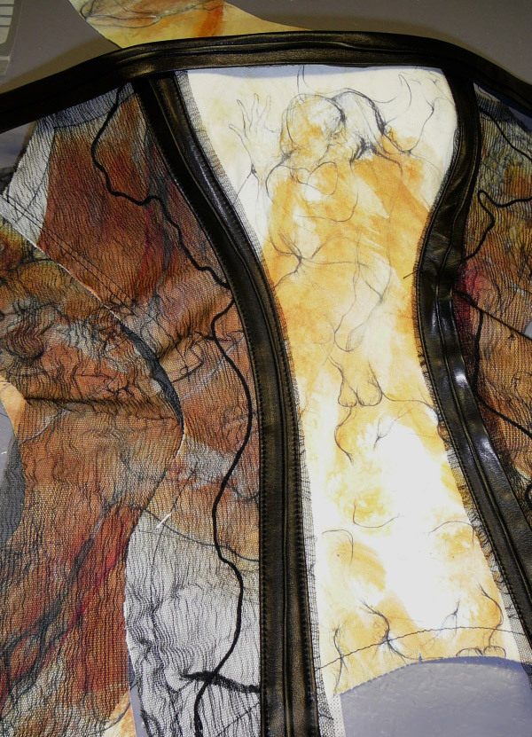 Création unique von beata Sievi Corset Artist, "L'histoire de l' Oeil", 2008