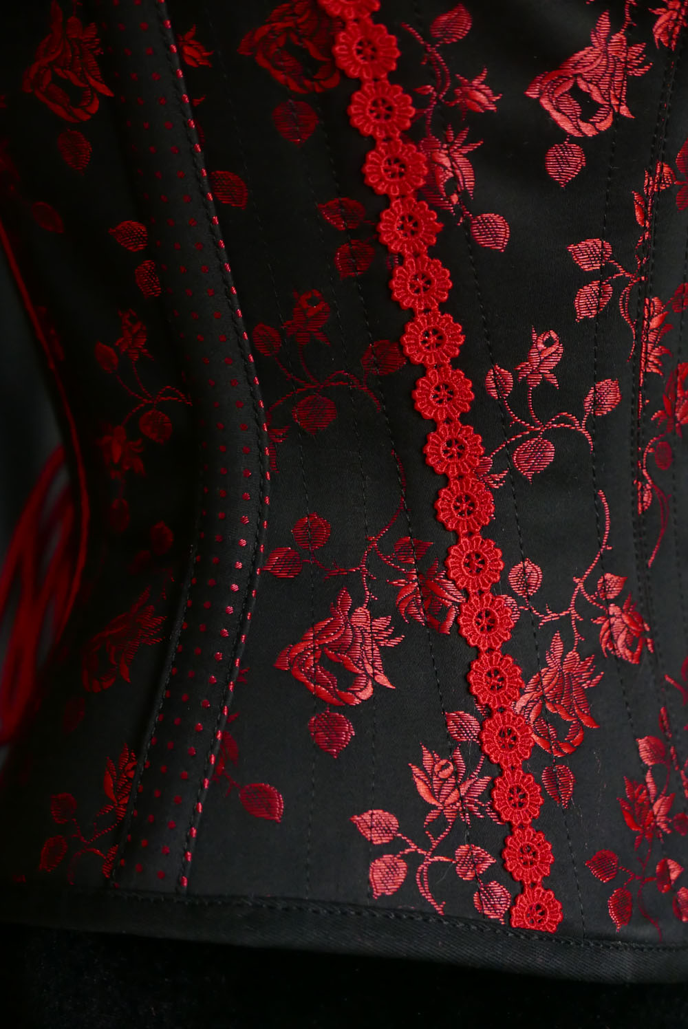 Korsett angefertigt unter der Anleitung von Beata Sievi Korsett Artist, Januar 2019