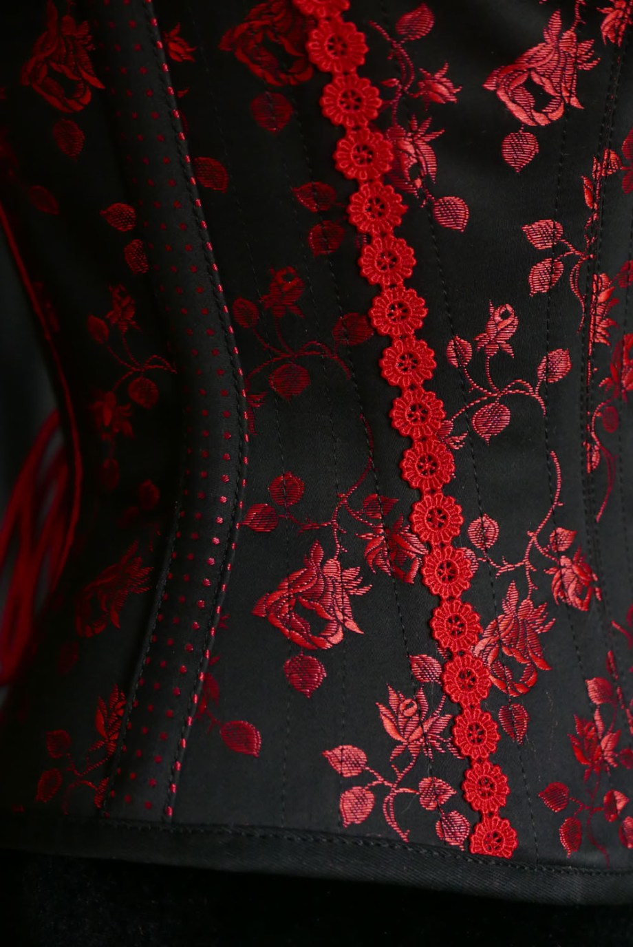 Korsett angefertigt unter der Anleitung von Beata Sievi Korsett Artist, Januar 2019