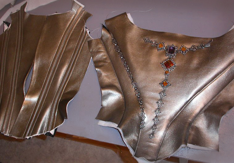 Leder- Korsett Beata Sievi