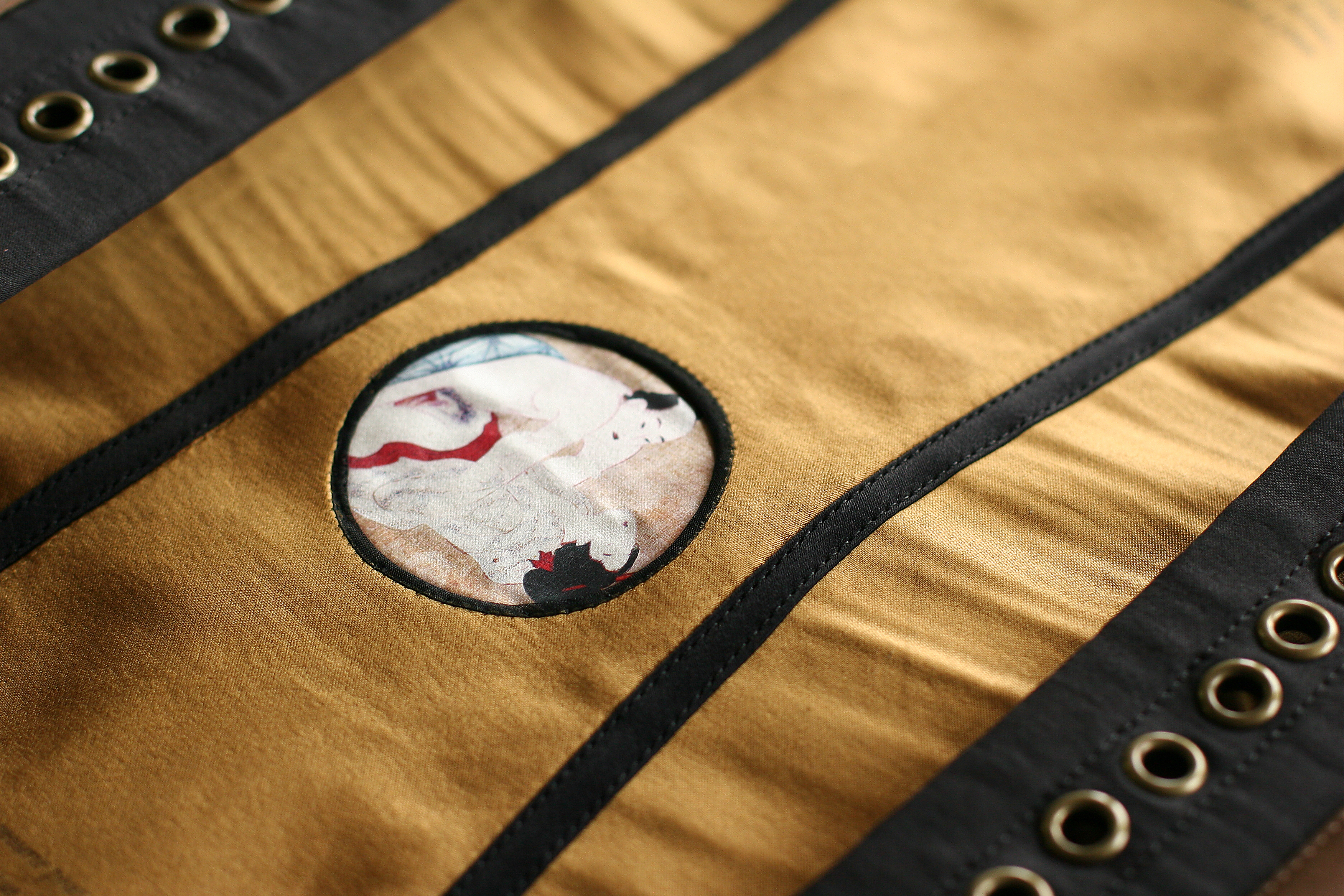 Herrenkorsett "Voyage a Yoshiwara" Beata Sievi Corset Artist